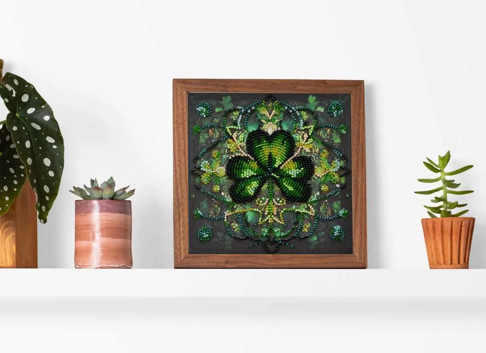 Abris Art Karoliukų siuvinėjimo rinkinys Sėkmės kaleidoskopas 15×15 cm