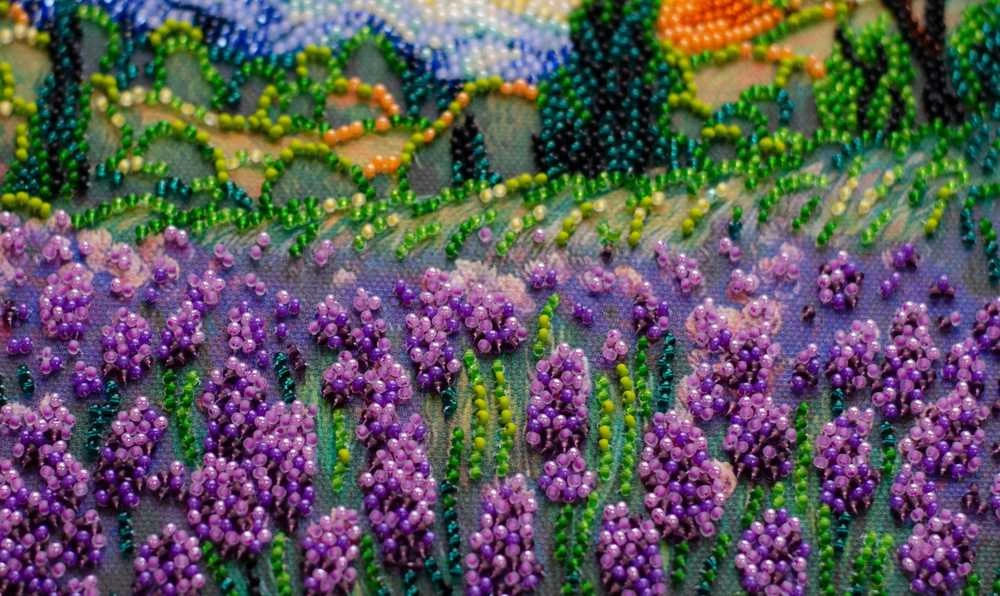 Abris Art Karoliukų siuvinėjimo rinkinys „Vasariniai prisiminimai“ 20x20