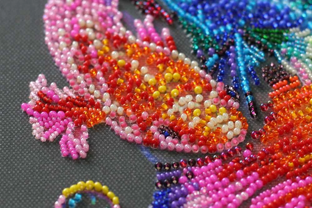 Abris Art karoliukų siuvinėjimo rinkinys „Vaivorykštės šokis“