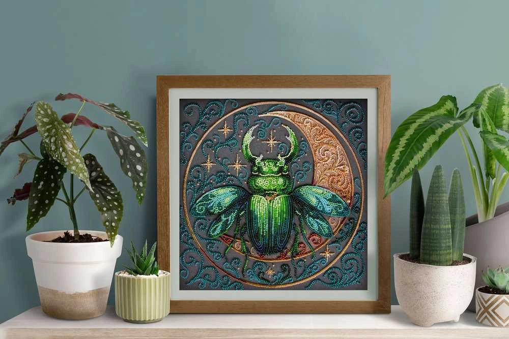 Abris Art Karoliukų siuvinėjimo rinkinys „Gamtos totemas“ 25x25 cm AAB-955