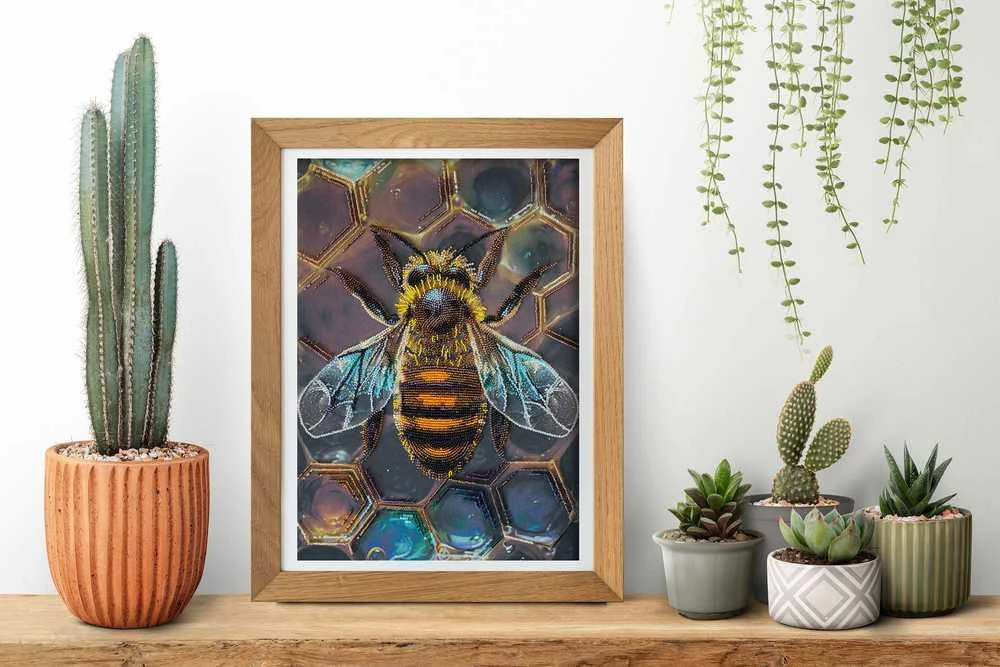 Abris Art Karoliukų siuvinėjimo rinkinys „Medus“ 27x38 cm AAB-950