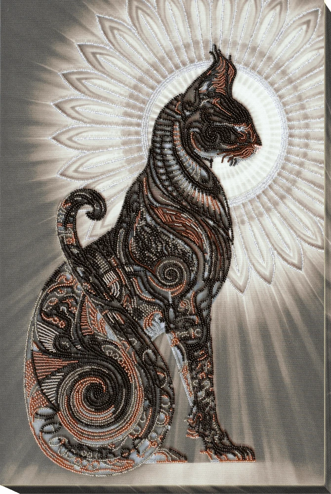 Abris Art Karoliukų siuvinėjimo rinkinys Bast nakties, 31×47 cm, Preciosa