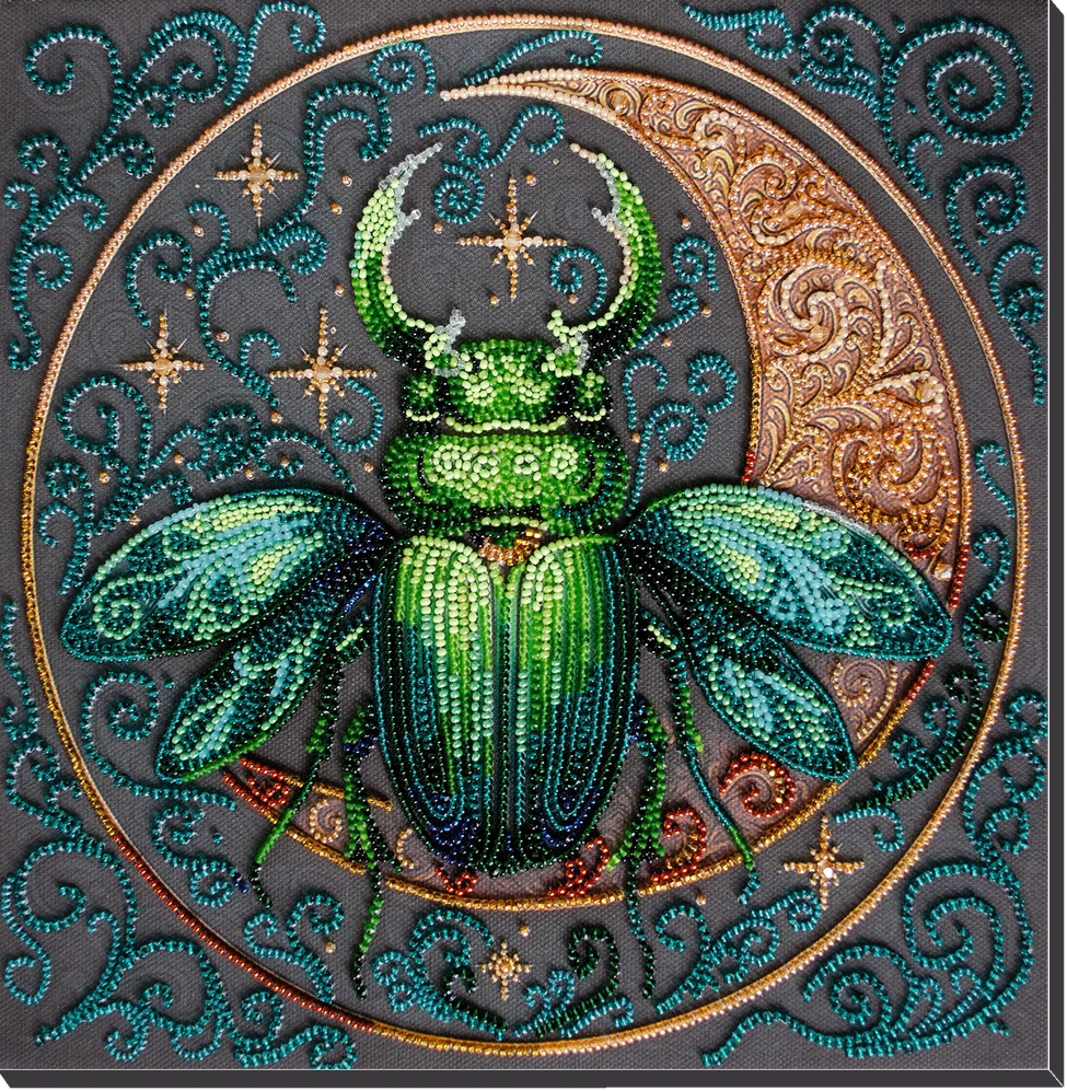 Abris Art Karoliukų siuvinėjimo rinkinys „Gamtos totemas“ 25x25 cm AAB-955