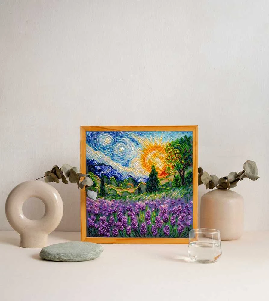 Abris Art Karoliukų siuvinėjimo rinkinys „Vasariniai prisiminimai“ 20x20