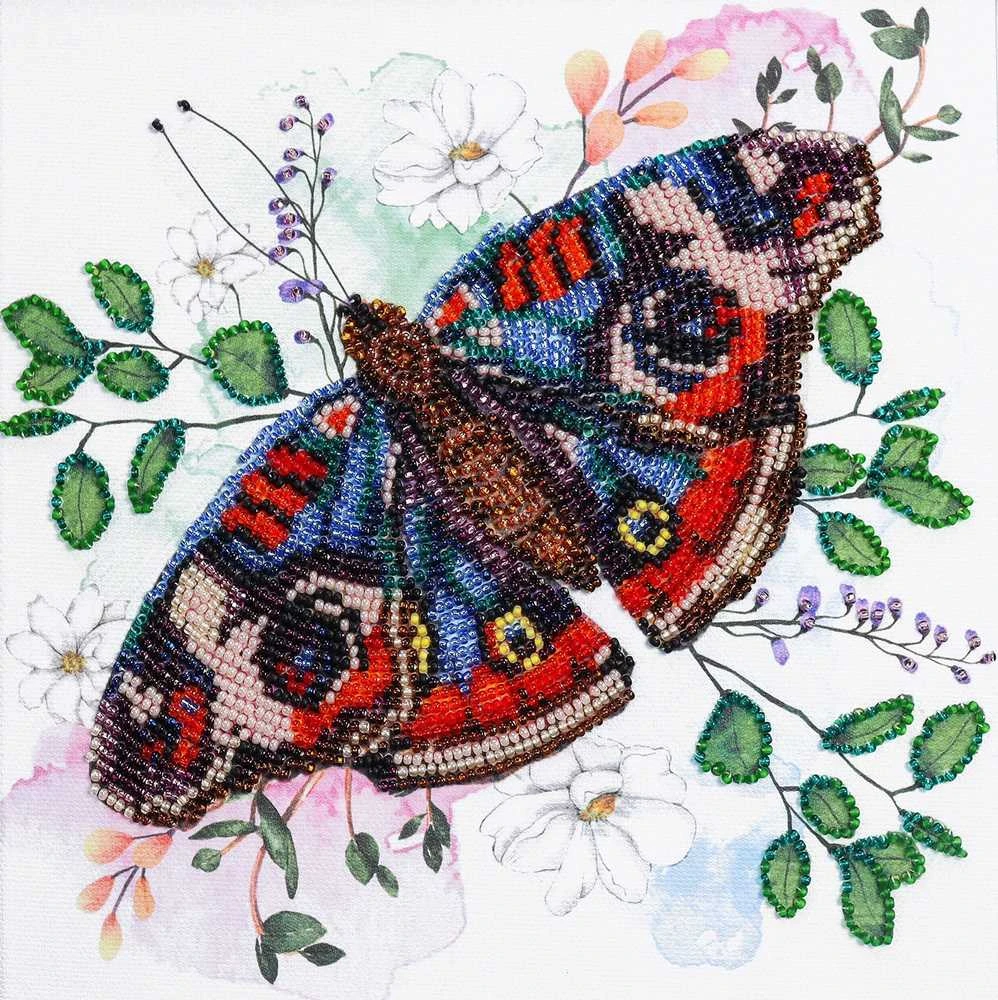 Abris Art Karoliukų siuvinėjimo rinkinys „Spalvų harmonija“ 20x20 cm