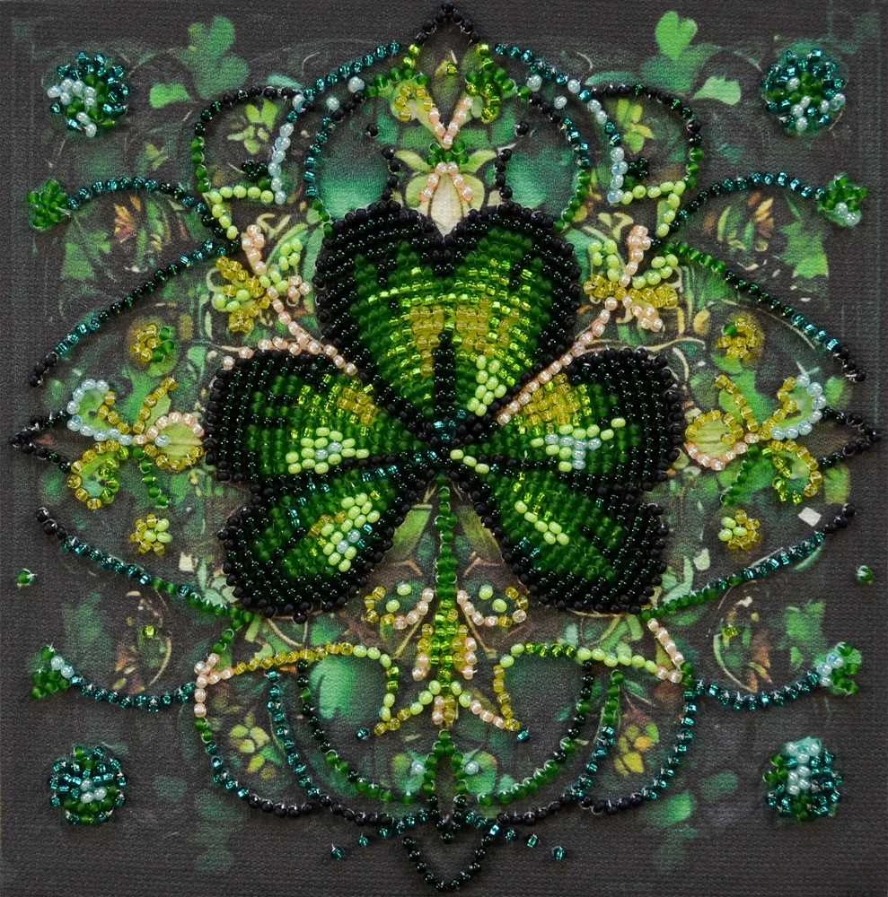 Abris Art Karoliukų siuvinėjimo rinkinys Sėkmės kaleidoskopas 15×15 cm