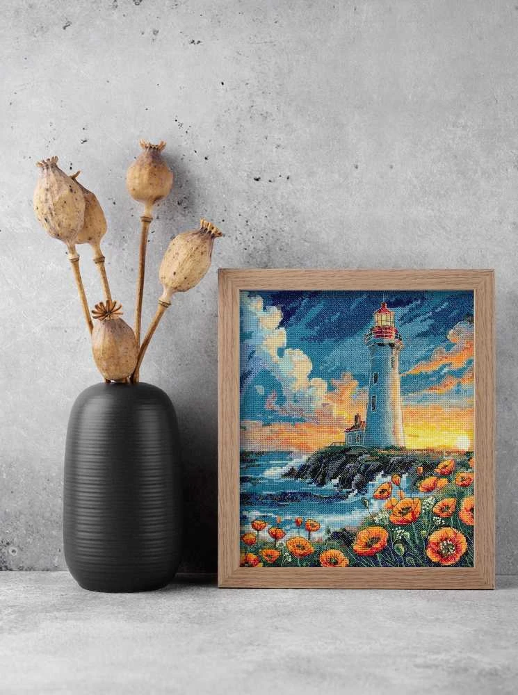 Abris Art Kryželiu siuvinėjimo rinkinys „Tylios spalvos“ 23x26 cm AAH-295