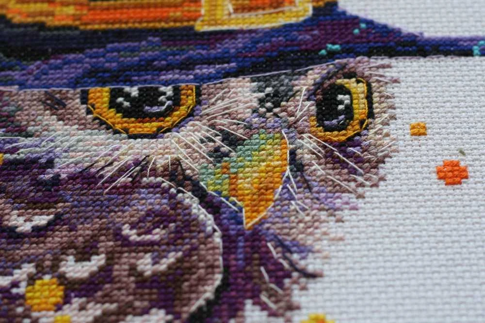 Abris Art Siuvinėjimo kryželiu rinkinys Stebuklai, 14 ct, 29x29 cm, 30 spalvų