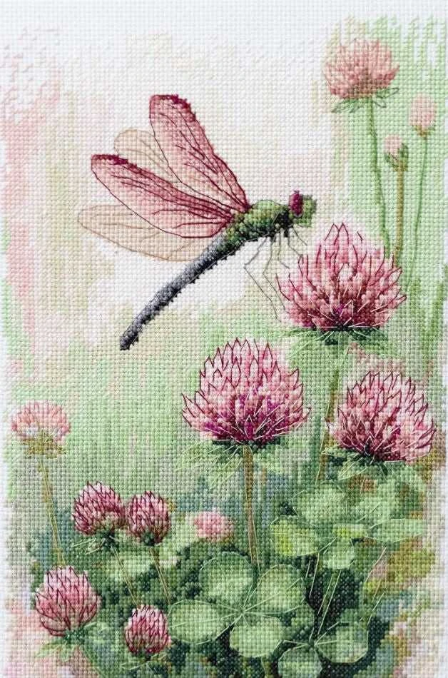 Abris Art Kryželiu siuvinėjimo rinkinys „Saldus dobilas“, 18×26 cm