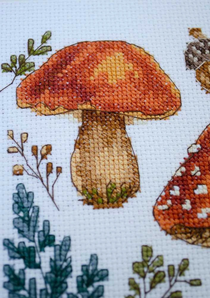 Abris Art Kryželiu siuvinėjimo rinkinys „Miško kolekcija“ 19x29 cm AAH-290