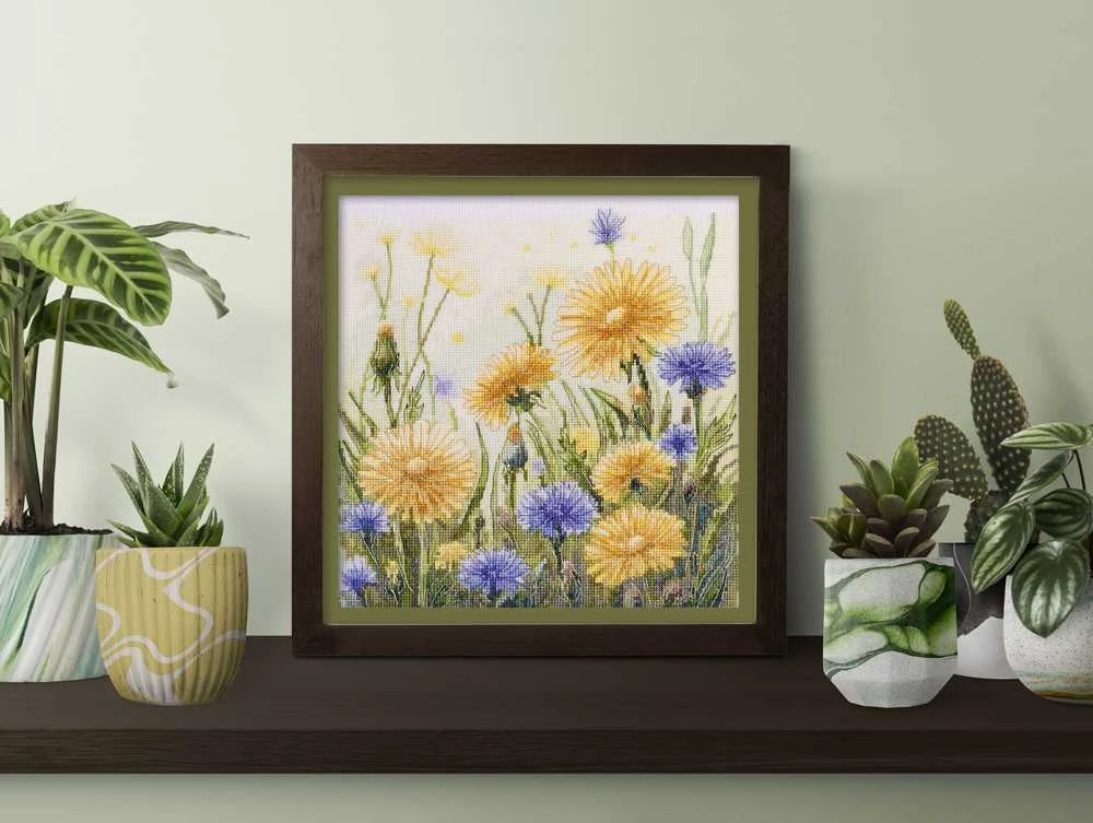 Abris Art Kryželiu siuvinėjimo rinkinys „Šnabždanti žolė“ 26x26 cm AAH-300