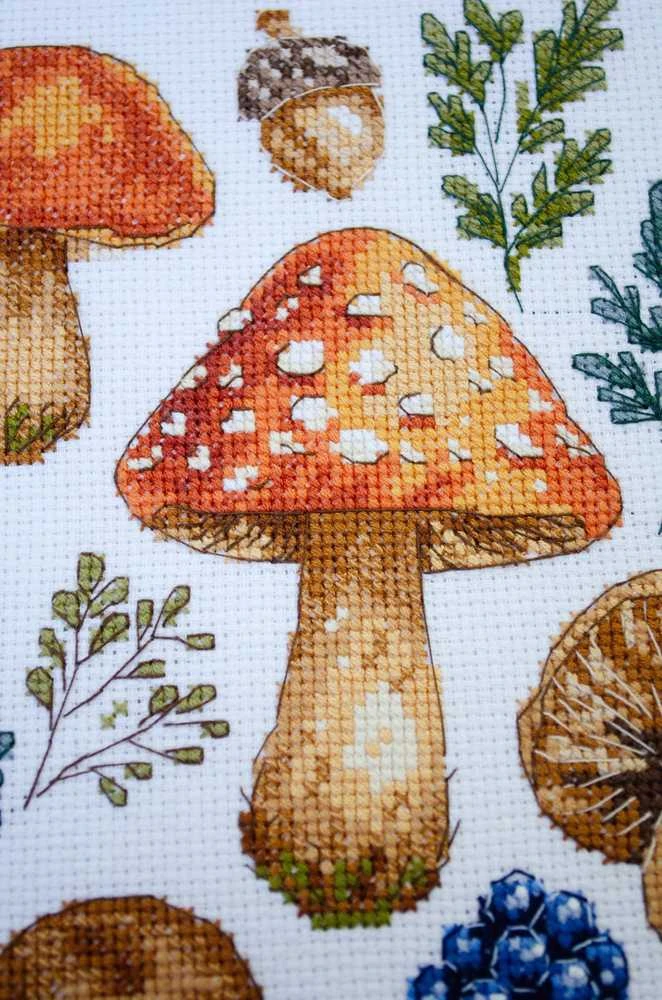 Abris Art Kryželiu siuvinėjimo rinkinys „Miško kolekcija“ 19x29 cm AAH-290
