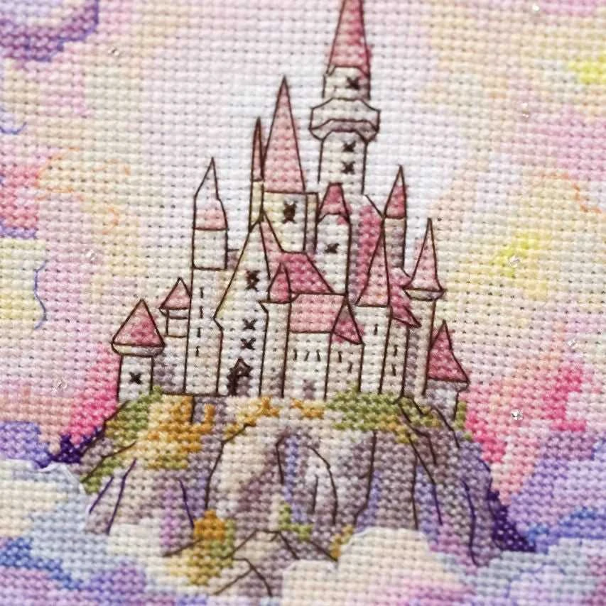 Abris Art Kryželiu siuvinėjimo rinkinys „Karalystė danguje“ 18x18 cm AAH-323