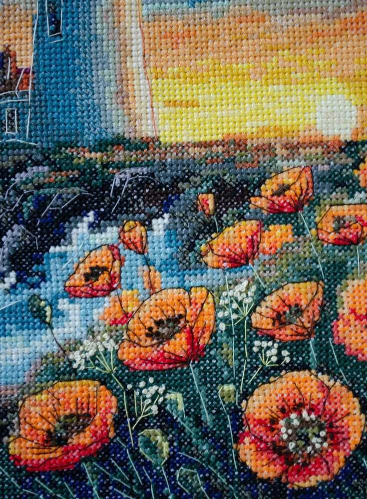 Abris Art Kryželiu siuvinėjimo rinkinys „Tylios spalvos“ 23x26 cm AAH-295