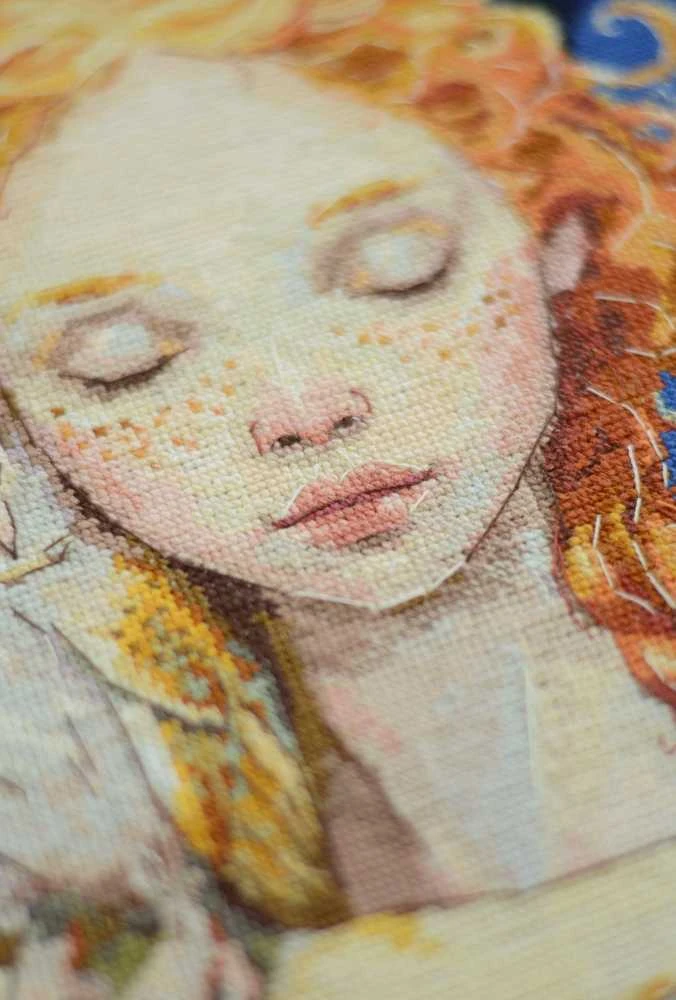 Abris Art Kryželiu siuvinėjimo rinkinys „Mėnulio dukra“ 25x24 cm AAH-271