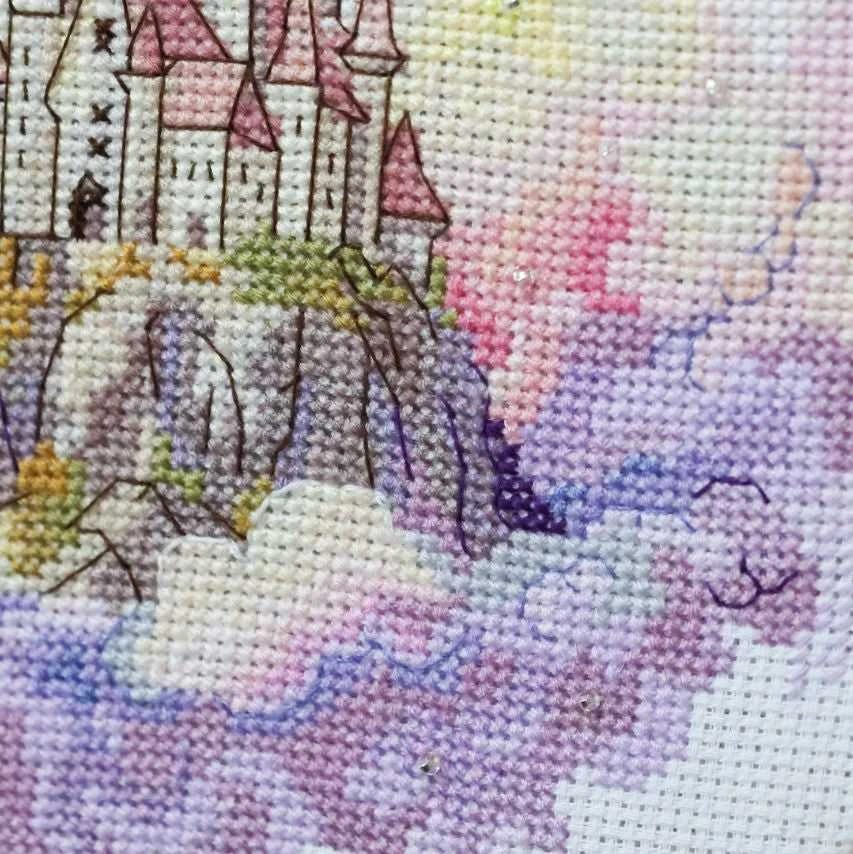 Abris Art Kryželiu siuvinėjimo rinkinys „Karalystė danguje“ 18x18 cm AAH-323