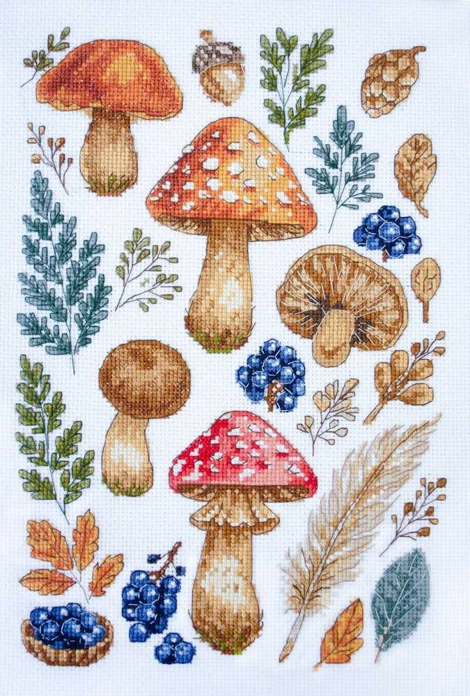 Abris Art Kryželiu siuvinėjimo rinkinys „Miško kolekcija“ 19x29 cm AAH-290