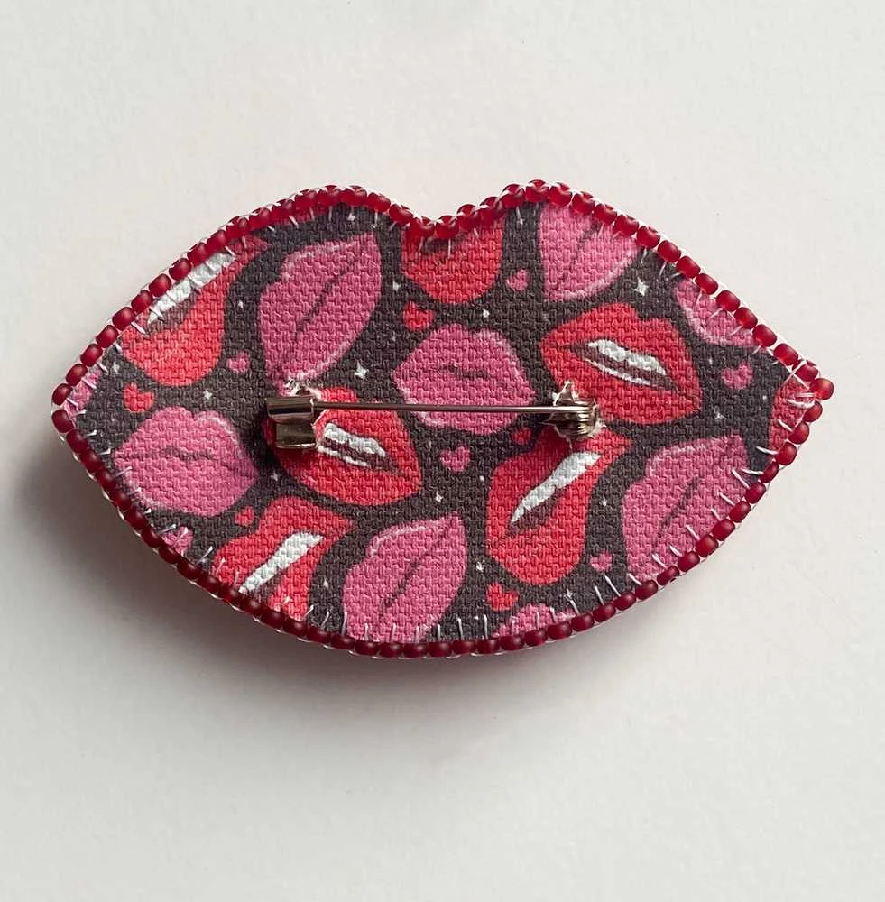 Abris Art Lipdukas dekoracija „Aistringi bučiniai“ 7,4x4,6 cm AAD-244