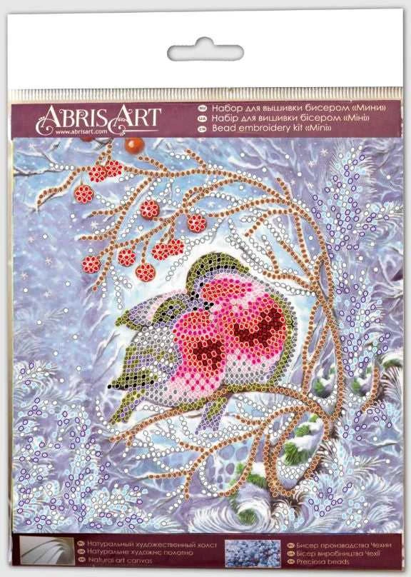 Abris Art Mini karoliukų siuvinėjimo rinkinys „Šiluma kartu“ 15x15 cm AAM-183