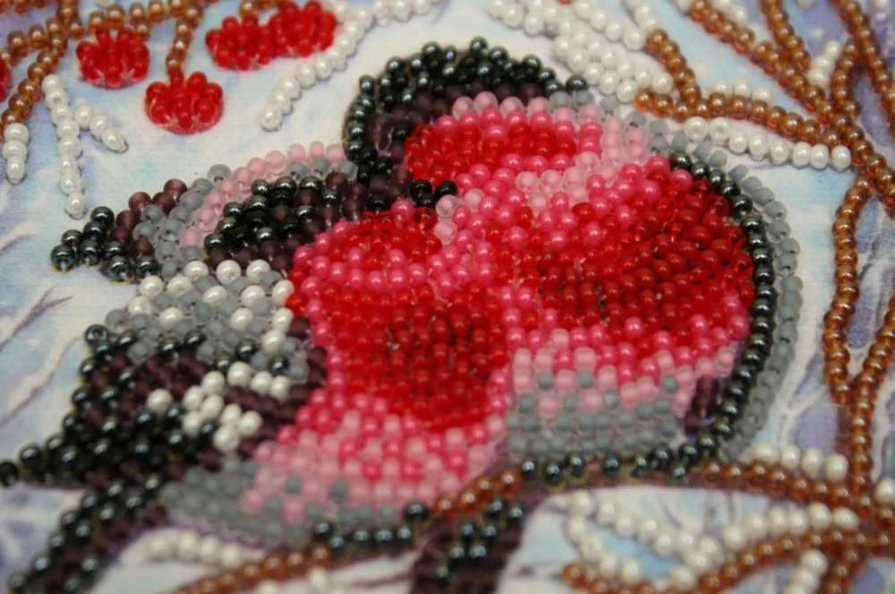 Abris Art Mini karoliukų siuvinėjimo rinkinys „Šiluma kartu“ 15x15 cm AAM-183
