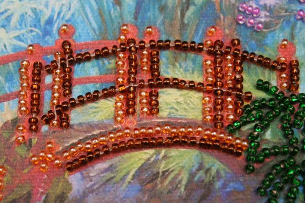 Abris Art Mini siuvinėjimo karoliukais rinkinys „Miško tankmėje“ 15x15 cm