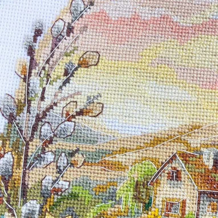 Abris Art Rinkinys kryželiui siuvinėti „Velykų stebuklas“ 17x24 cm AAH-322