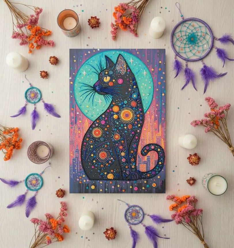 Abris Art Rinkinys siuvinėjimui karoliukais „Žvaigždžių žvilgsnis“ 30x45 cm