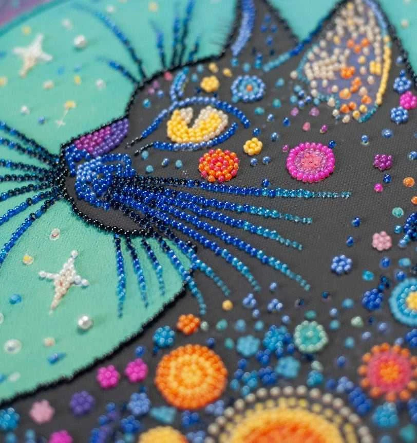 Abris Art Rinkinys siuvinėjimui karoliukais „Žvaigždžių žvilgsnis“ 30x45 cm