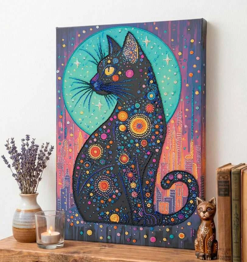 Abris Art Rinkinys siuvinėjimui karoliukais „Žvaigždžių žvilgsnis“ 30x45 cm