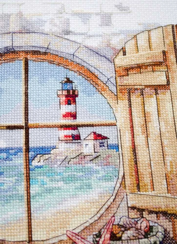 Abris Art Rinkinys siuvinėjimui kryželiu „Vėjo šnabždesys“ 27x26 cm AAH-252