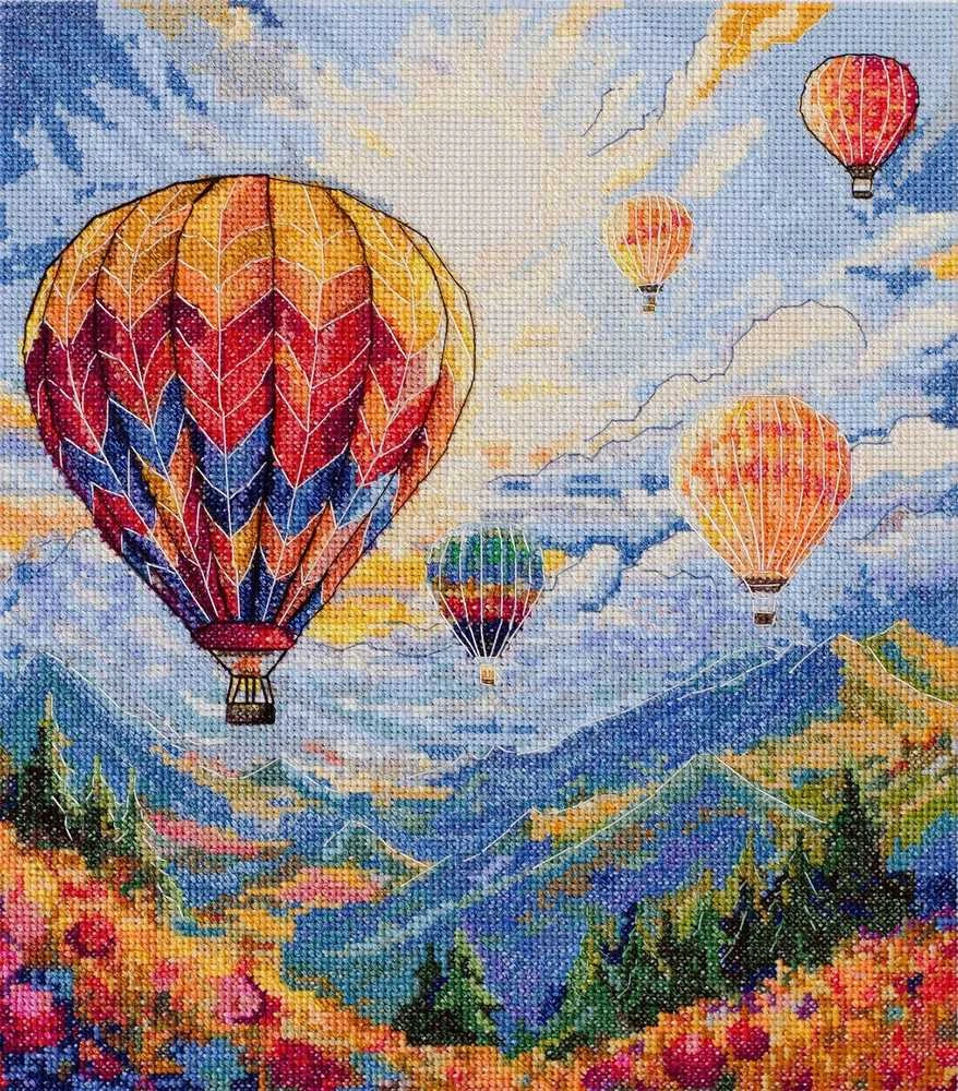 Abris Art Rinkinys siuvinėjimui kryželiu „Skrydis į saulę“ 25x29 cm AAH-304