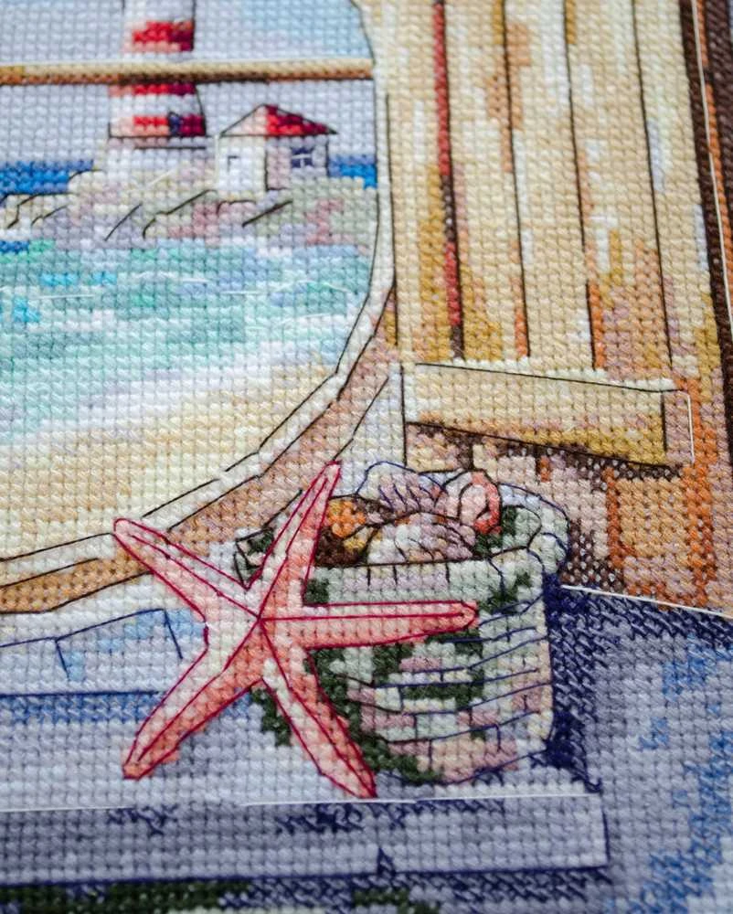 Abris Art Rinkinys siuvinėjimui kryželiu „Vėjo šnabždesys“ 27x26 cm AAH-252