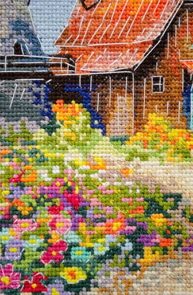 Abris Art Rinkinys siuvinėjimui kryželiu „Rudens vėjo melodija“ 23x21 cm