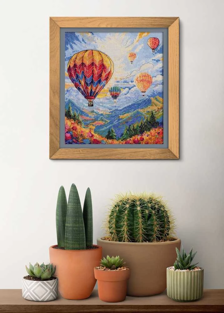 Abris Art Rinkinys siuvinėjimui kryželiu „Skrydis į saulę“ 25x29 cm AAH-304