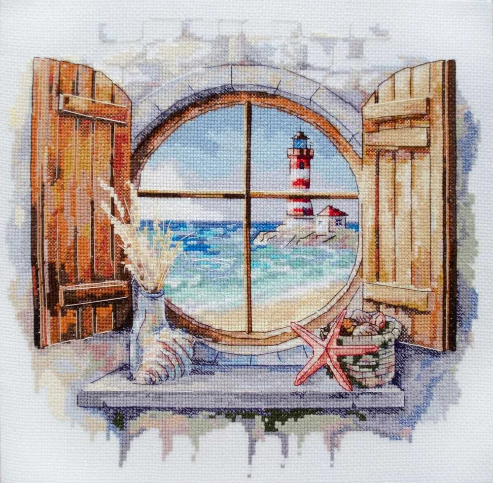 Abris Art Rinkinys siuvinėjimui kryželiu „Vėjo šnabždesys“ 27x26 cm AAH-252