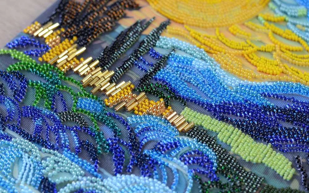 Abris Art Siuvinėjimo biseriu rinkinys Už krioklio, didelis paveikslas