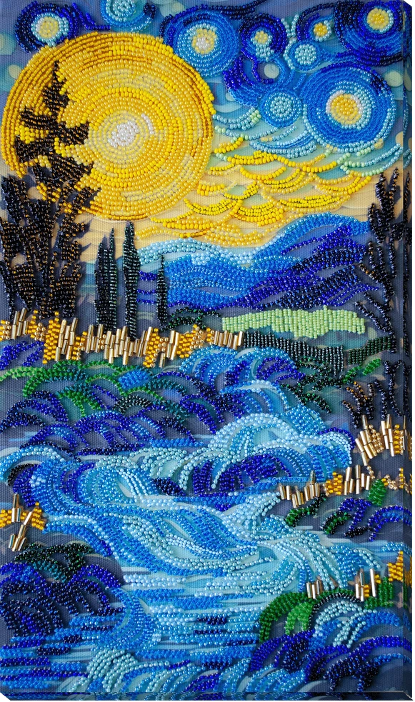 Abris Art Siuvinėjimo biseriu rinkinys Už krioklio, didelis paveikslas