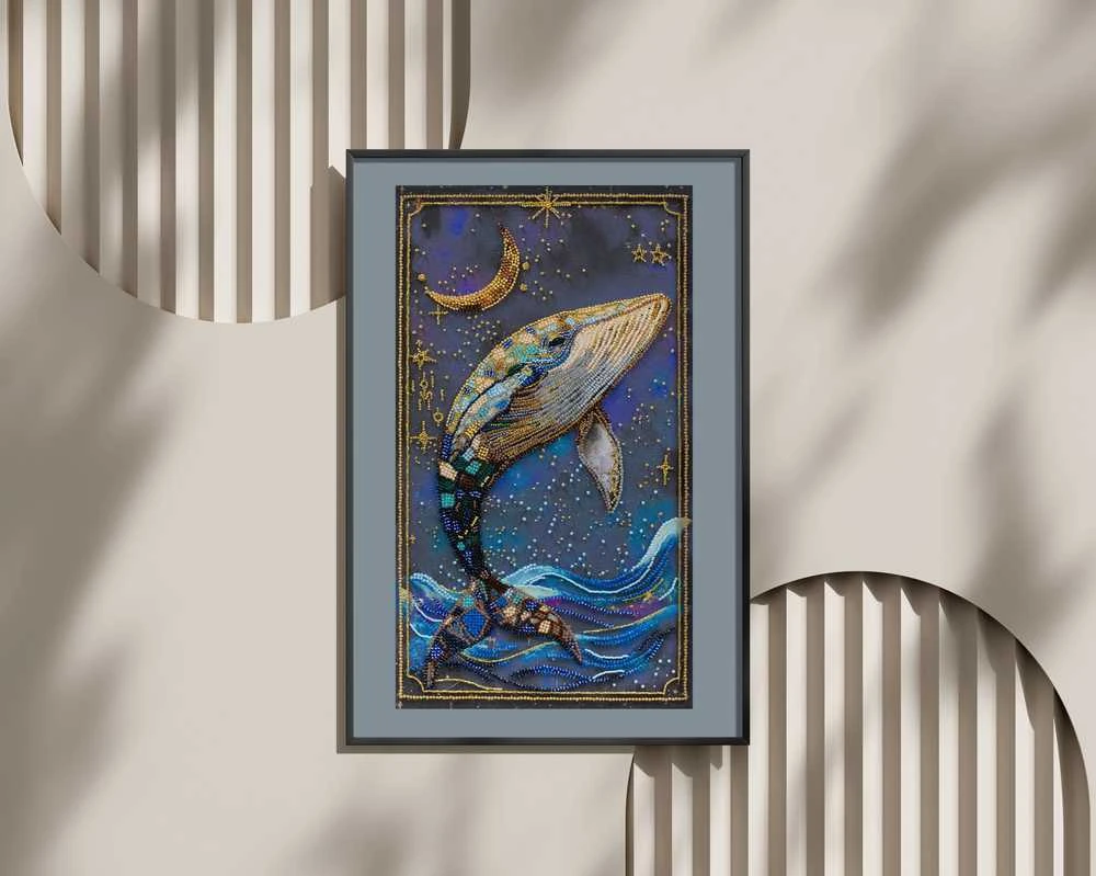 Abris Art Siuvinėjimo karoliukais rinkinys „Gelmių valdovas“ 21x37 AAB-942