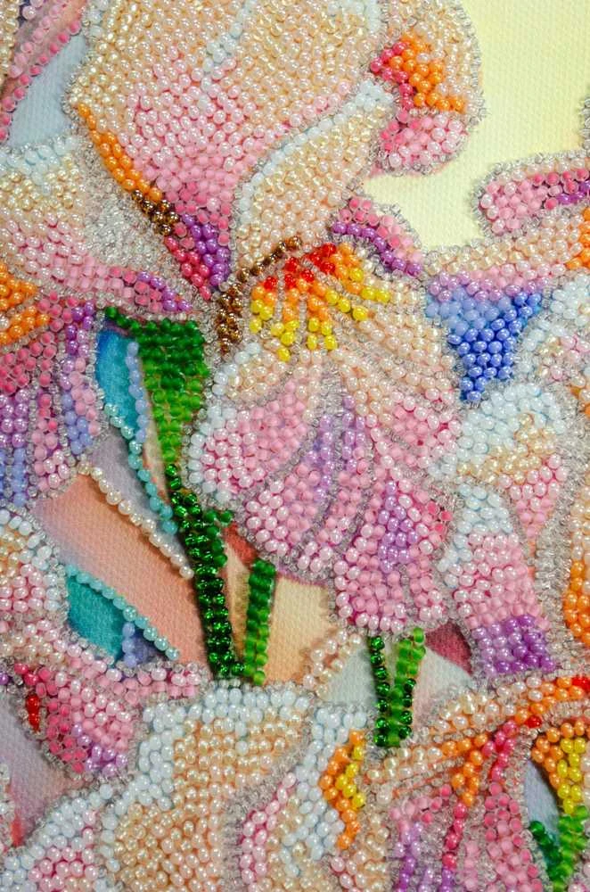Abris Art Siuvinėjimo karoliukais rinkinys „Gėlių įkvėpimas“ 24x31,5 cm