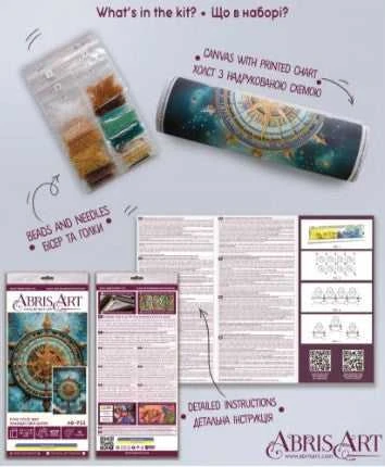 Abris Art Siuvinėjimo karoliukais rinkinys „Find Your Way“ Deco Scenes AAB-932