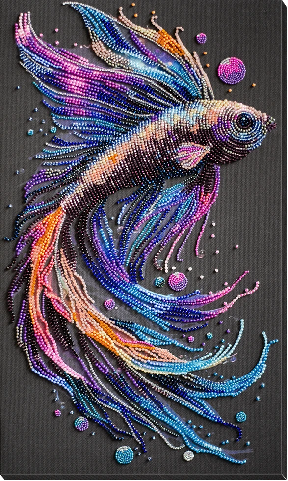 Abris Art Siuvinėjimo karoliukais rinkinys „Spalvų bangos“ 21x36 cm