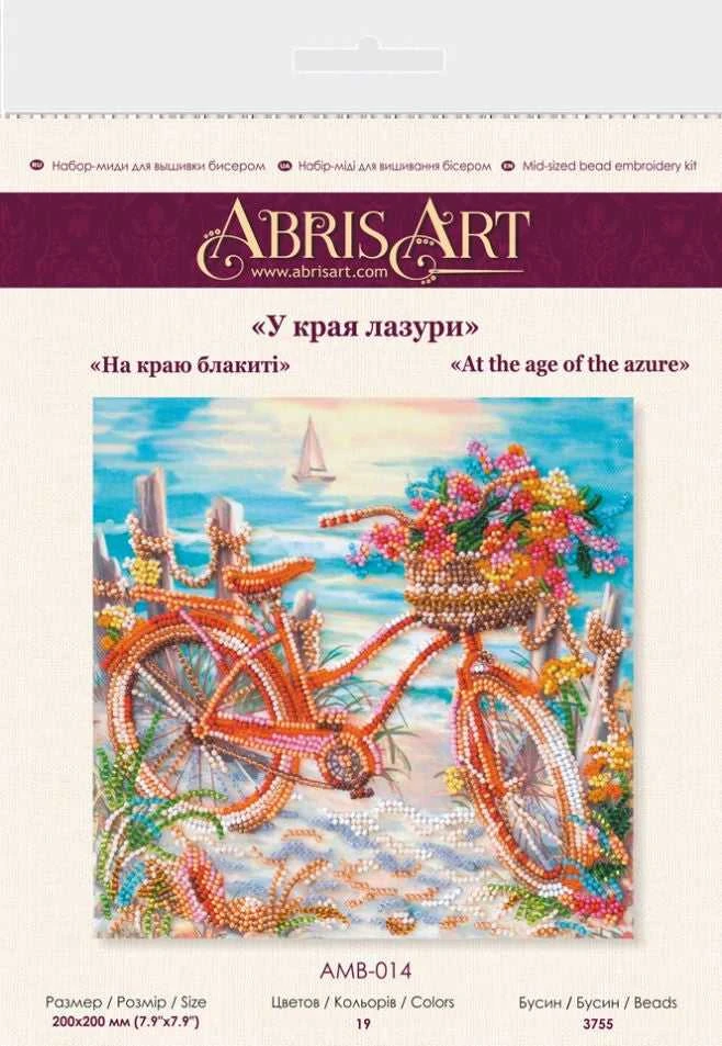 Abris Art Siuvinėjimo karoliukais rinkinys „Žydro amžiaus“ 20x20 cm