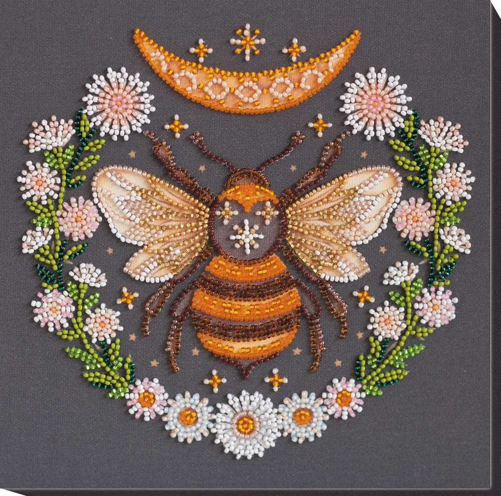 Abris Art Siuvinėjimo karoliukais rinkinys „Medus sapnas“ 20x20 cm