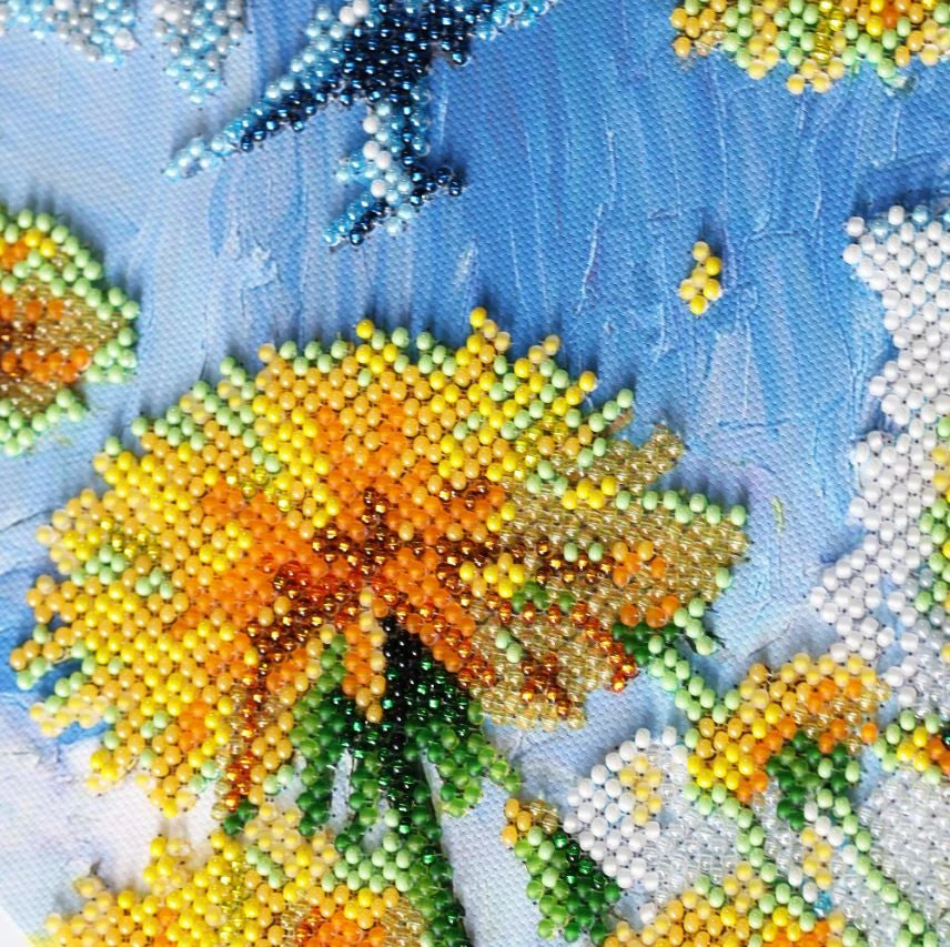 Abris Art Siuvinėjimo karoliukais rinkinys „Svajonė“, gamtos motyvas, 20x24 cm