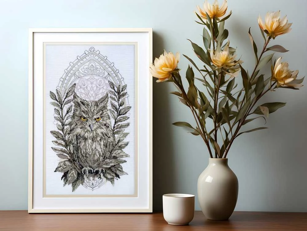 Abris Art Siuvinėjimo kryželiu rinkinys „Pasaka nakčiai“, 14 ct, 17 spalvų, 30x44 cm