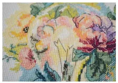 Abris Art Siuvinėjimo kryželiu rinkinys „Šviesios mintys“ 16x19 cm AAH-229