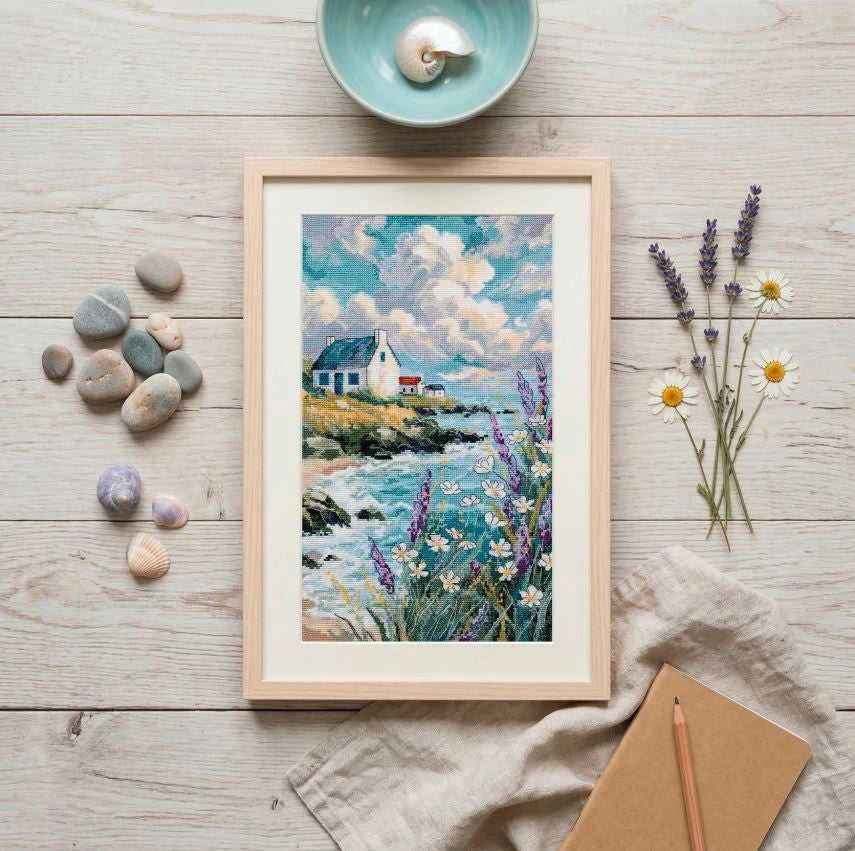 Abris Art Siuvinėjimo kryželiu rinkinys „Kai jūra sapnuoja“ 23x40 cm AAH-318