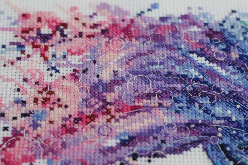 Abris Art Siuvinėjimo kryželiu rinkinys „Cha-cha-cha“, 14 ct, 24×31 cm, 43 spalvos