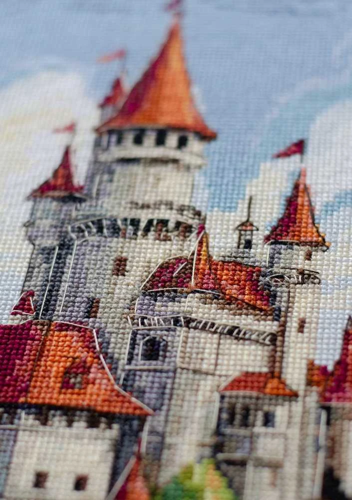 Abris Art Siuvinėjimo kryželiu rinkinys „Tarp debesų“, 23x40 cm