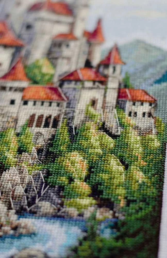 Abris Art Siuvinėjimo kryželiu rinkinys „Tarp debesų“, 23x40 cm